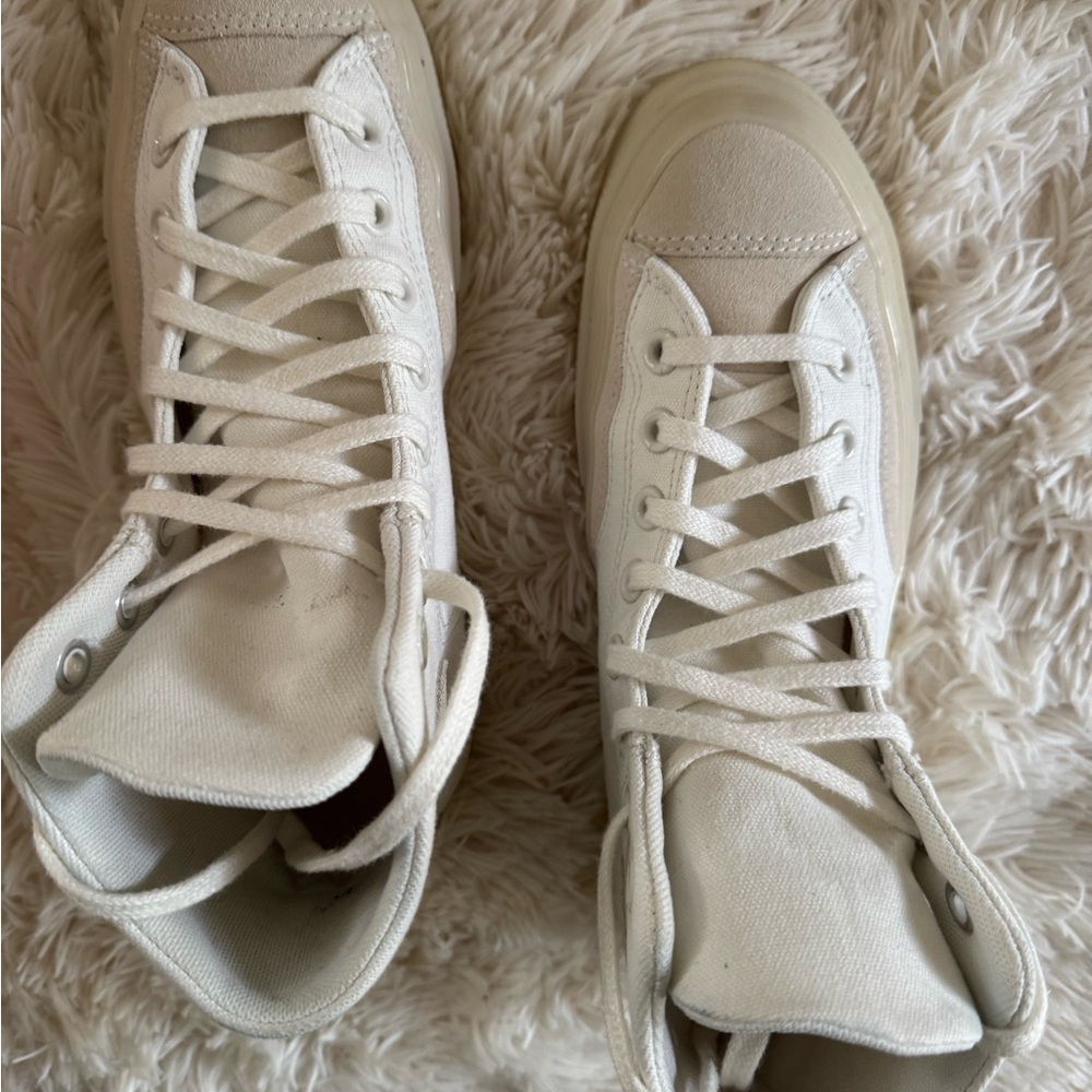 Converse Vintage Ivory Hightops
